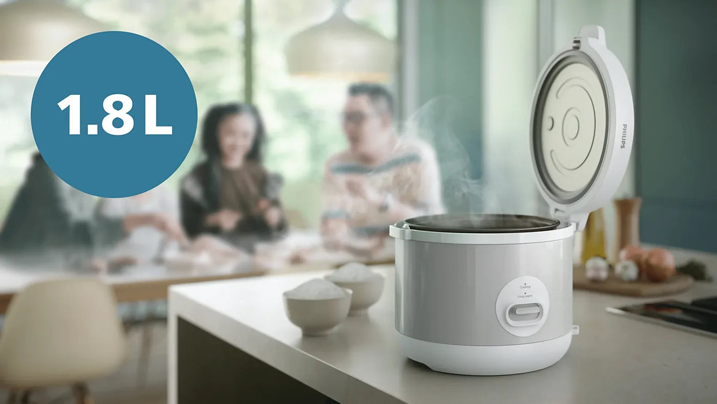 Philips HD3008/40 Rice Cooker — view 6 | Philips HD3008/40 Rice Cooker (White) | ShandaarBuy