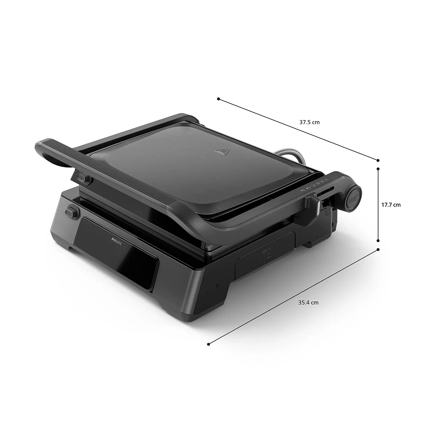 Philips HD6307/70 Grill — view 3 | Philips HD6307/70 Grill (Black) | ShandaarBuy