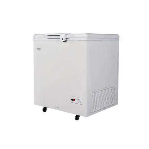 8 cubic Haier HDF-245 Singal Door Inverter Deep Freezer white color