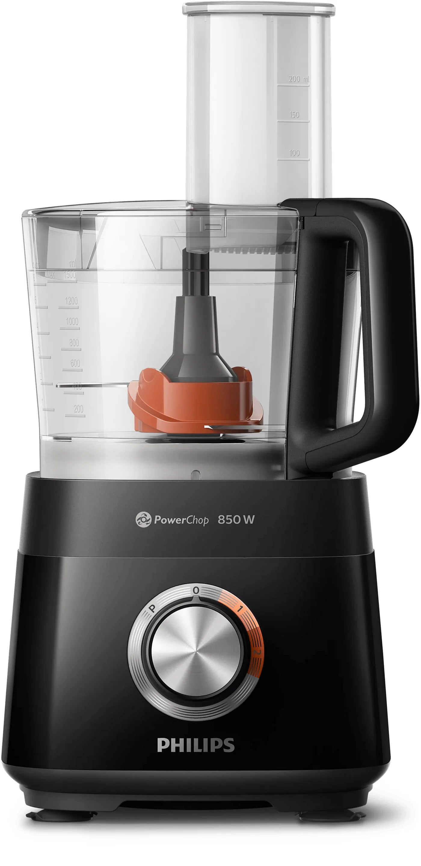Philips HR7520/10 Food Processor — view 2 | Philips HR7520/10 Food Processor (Black) | ShandaarBuy