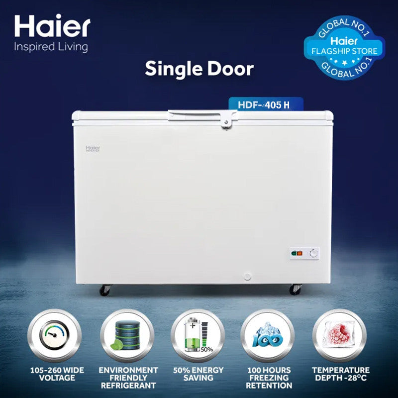 Haier HDF-405SD Single Door Deep Freezer