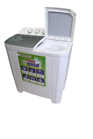 Kenwood KWM-211059 SAG Power Wash twin tub, side view