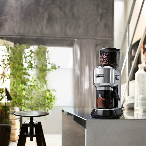Delonghi KG521.M detail | Delonghi Dedica Professional Coffee Grinder KG521.M | ShandaarBuy