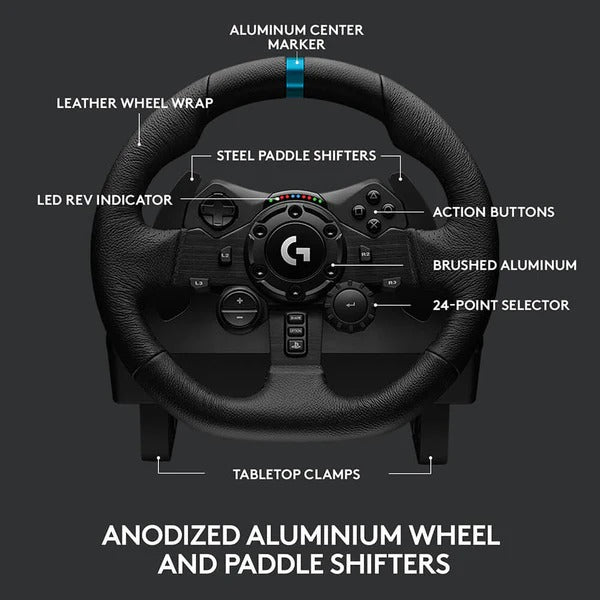 Logitech G923 Steering Wheel   Logitech G923 Steering Wheel Price In Pakistan     Logitech G923 Steering Wheel  Logitech Steering Wheel Price In Pakistan   