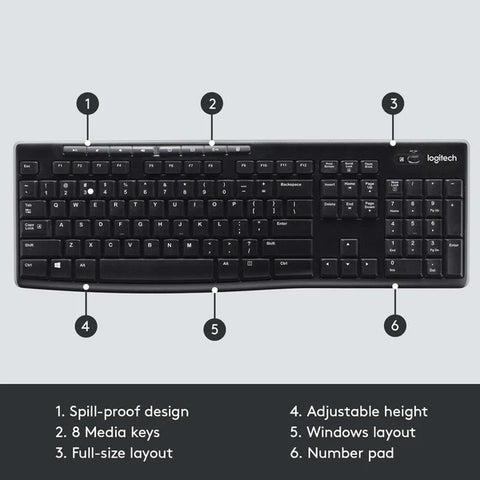 Logitech K270 Wireless Keyboard   Logitech K270 Wireless Keyboard Price In Pakistan   Logitech Computer Keyboard In Pakistan    Logitech Computer  Keyboard Shandaarbuy.pk    Buy Logitch  Online In Pakistan      computer accessories from logitech  logitech