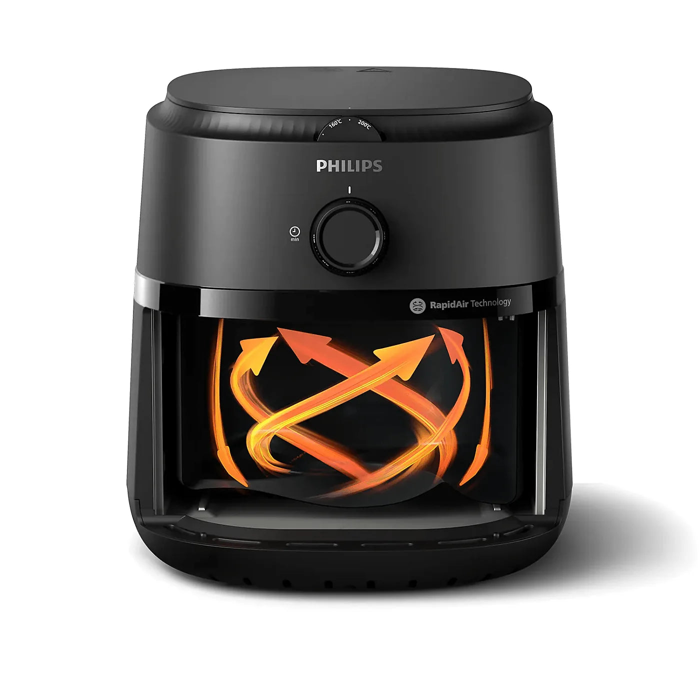 Philips NA120/00 Air Fryer — view 3 | Philips NA120/00 Air Fryer (Black) | ShandaarBuy