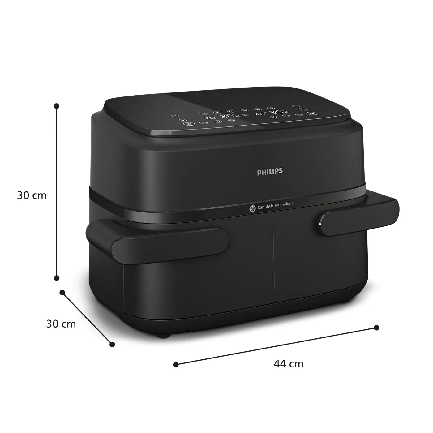 Philips NA150/09 Air Fryer — view 5 | Philips NA150/09 Air Fryer (Black) | ShandaarBuy