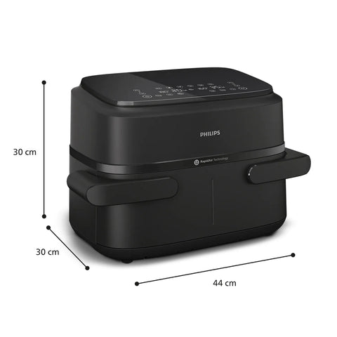 Philips NA150/09 Air Fryer — view 5 | Philips NA150/09 Air Fryer (Black) | ShandaarBuy
