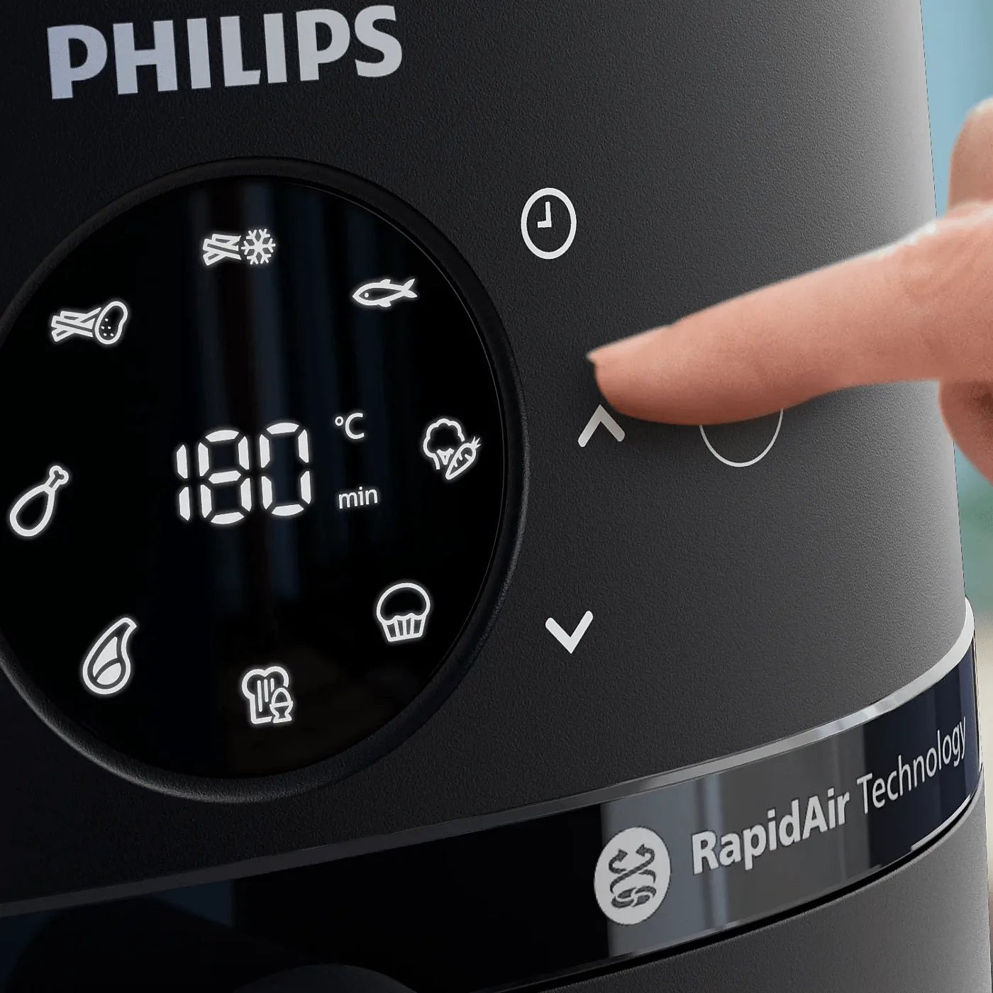 Philips NA220/00 Air Fryer — view 5 | Philips NA220/00 Air Fryer (Black) | ShandaarBuy