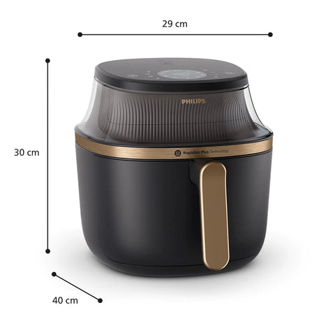 Philips NA322/09 Air Fryer — view 6 | Philips NA322/09 Air Fryer (Black) | ShandaarBuy