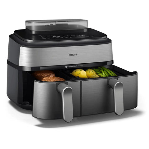 Philips NA555/09 Air Fryer — view 4 | Philips NA555/09 Air Fryer (Silver) | ShandaarBuy