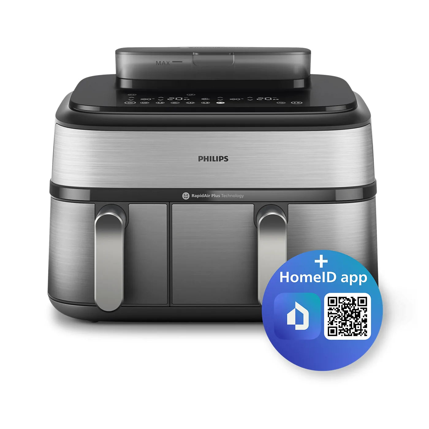 Philips NA555/09 Air Fryer — view 5 | Philips NA555/09 Air Fryer (Silver) | ShandaarBuy