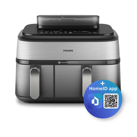 Philips NA555/09 Air Fryer — view 5 | Philips NA555/09 Air Fryer (Silver) | ShandaarBuy