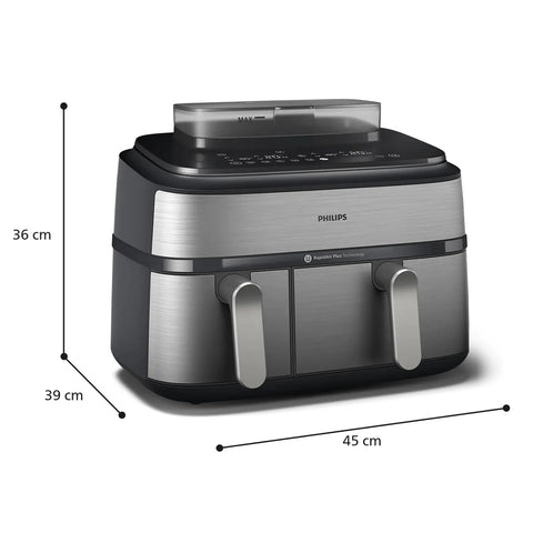Philips NA555/09 Air Fryer — view 6 | Philips NA555/09 Air Fryer (Silver) | ShandaarBuy