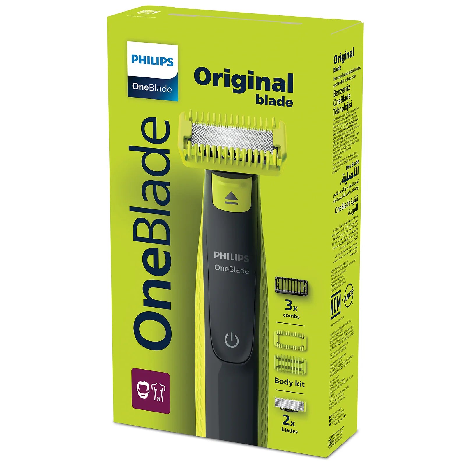 Philips QP2824/10 OneBlade Face + Body Hybrid Trimmer & Shaver - image 3