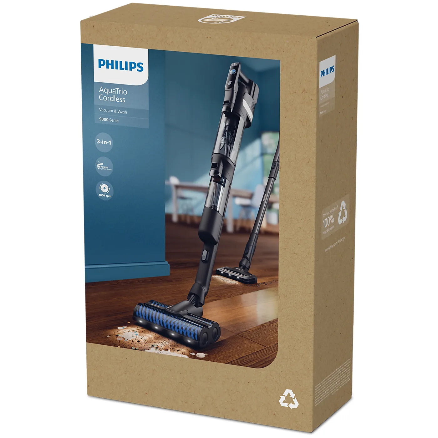 Philips XW9463/10 Cordless Vacuum — view 3 | Philips XW9463/10 Cordless Vacuum (Deep Black) | ShandaarBuy