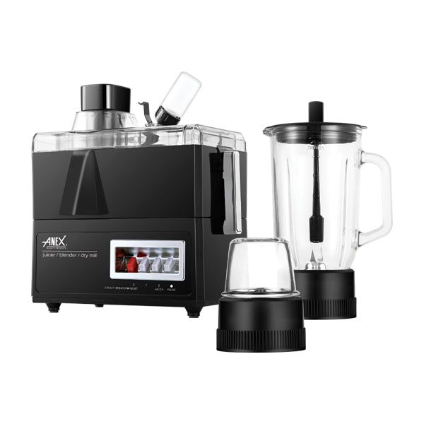 Anex AG-175GL Juicer Blender — side view | Anex AG-175GL Juicer, Blender, Grinder (600 W) | ShandaarBuy