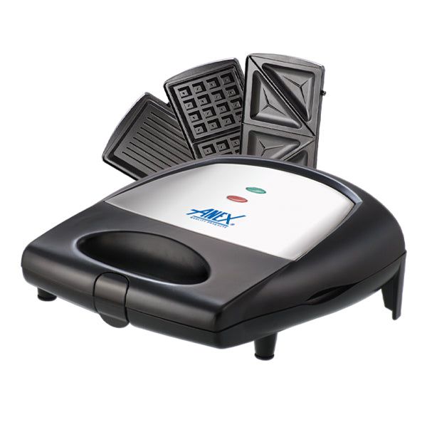 Anex AG-2138 Sandwich Maker — front view | Anex AG-2138 Sandwich, Waffle,Grill (750 W) | ShandaarBuy
