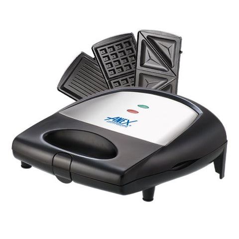 Anex AG-2138 Sandwich Maker — front view | Anex AG-2138 Sandwich, Waffle,Grill (750 W) | ShandaarBuy