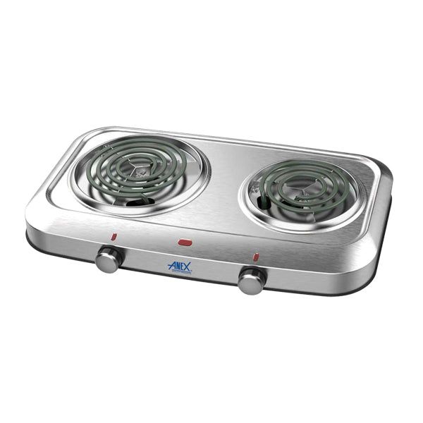 Anex AG-2163 Hot Plate — side view | Anex AG-2163 Hot Plate Double,1500w+1000w | ShandaarBuy