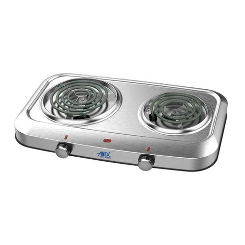 Anex AG-2163 Hot Plate — side view | Anex AG-2163 Hot Plate Double,1500w+1000w | ShandaarBuy