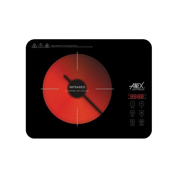 Anex AG-2168 Hot Plate — side view | Anex AG-2168 Infrared Cooker | ShandaarBuy