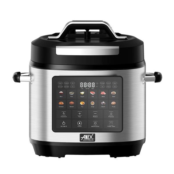 Anex AG-2188 Multi Cooker — front view | Anex AG-2188 Multi Pressure Cooker Digital Panel | ShandaarBuy