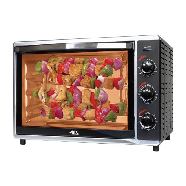 Anex AG-3070 Oven Toaster — side view | Anex AG-3070 Deluxe Oven Toaster With BBQ Grill | ShandaarBuy