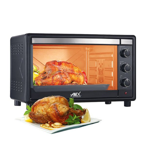Anex AG-3073 Oven Toaster — side view | Anex AG-3073 Convection Oven BBQ With Grill and Pizza Pan | ShandaarBuy