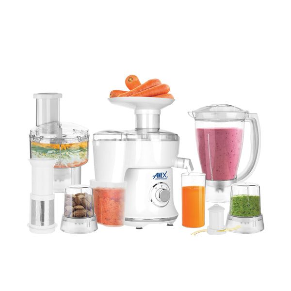 Anex AG-3153 Food Processor — side view | Anex AG-3153 Kitchen Robot Titanium Blade | ShandaarBuy