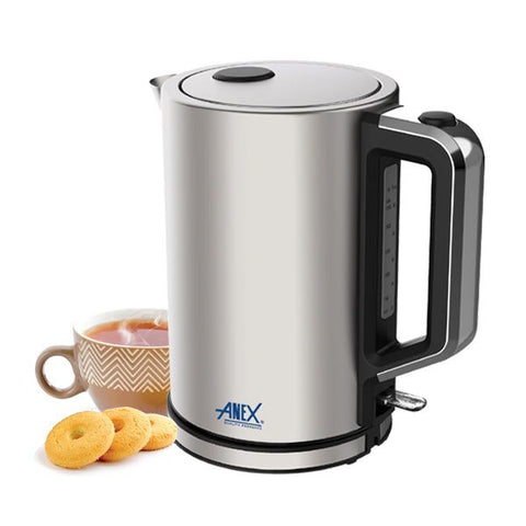 Anex AG-4071 Kettle — front view | Anex AG-4071 Kettle 1.75 Ltr Steel Body | ShandaarBuy