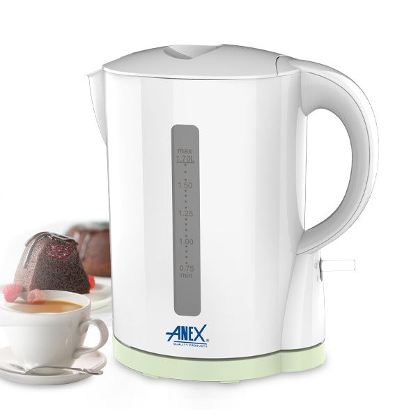 Anex AG-4074 Kettle — front view | Anex AG-4074 Kettle 1.7 Ltr Plastic Body | ShandaarBuy