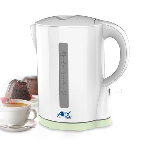 Anex AG-4074 Kettle — front view | Anex AG-4074 Kettle 1.7 Ltr Plastic Body | ShandaarBuy