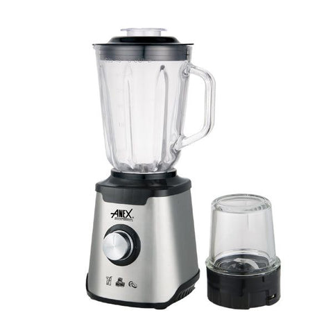 Anex AG-6130 Blender — side view | Anex AG-6130 SS Body,Glass Jug & Grinder 2in1 | ShandaarBuy