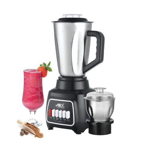 Anex AG-6138 Blender — front view | Anex AG-6138 SS Jug & Grinder 2 in1 600W | ShandaarBuy