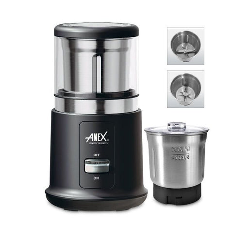 Anex AG-649 Blender — front view | Anex AG-649 Grinder 2 in 1 (Wet & Dry) | ShandaarBuy