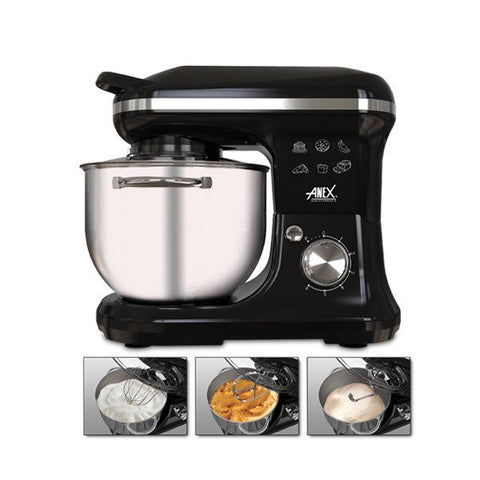 Anex AG-834 Stand Mixer — side view | Anex AG-834 Stand Mixer 1200W 5L SS Bowl | ShandaarBuy