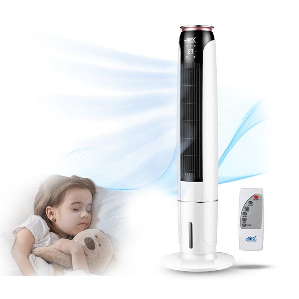 Anex AG-9086 Stand Fan — front view | Anex AG-9086 Fan Air Cooler with Remote Control | ShandaarBuy