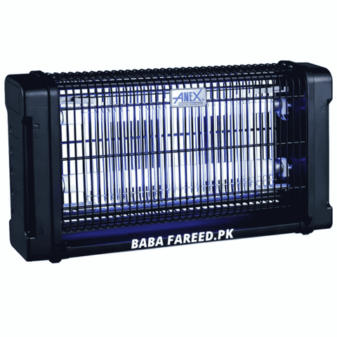 Anex AG-3088 deluxe insect killer unit shown alongside its branded product box packaging
