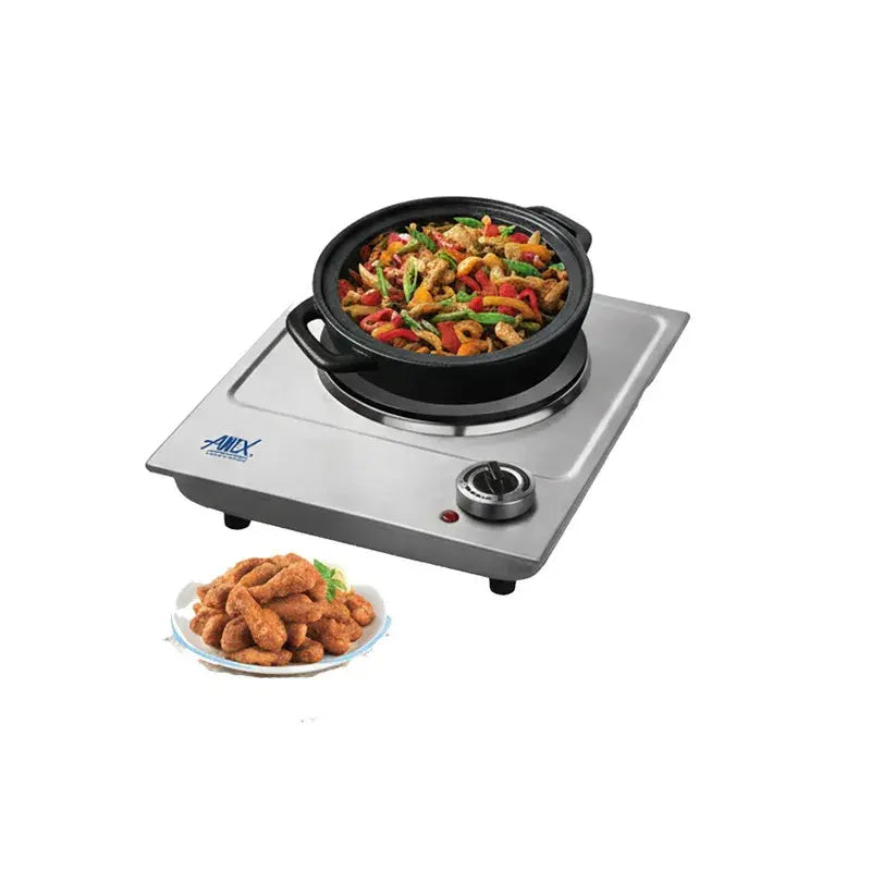 Anex AG-3061 Stainless Steel Single Hot Plate 1500W