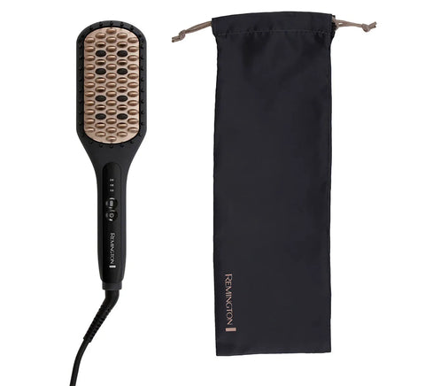 Remington CB7400 angle | Remington CB7400 Straight Brush Hair Straightener | ShandaarBuy