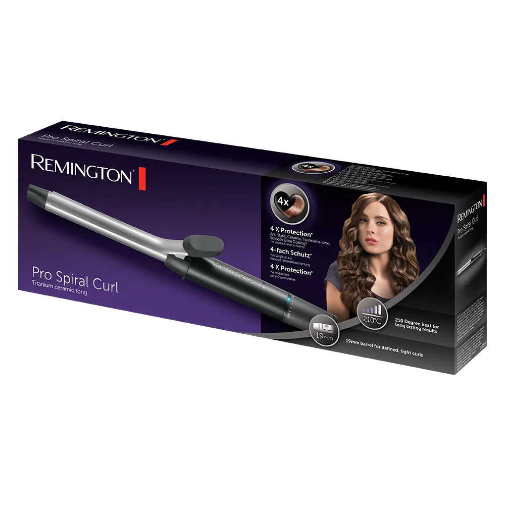 Remington CI5519 angle | Remington CI5519 Pro Spiral Curl Tong | ShandaarBuy
