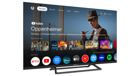 Dawlance 40" KORE+ QLED Google TV TV angle view