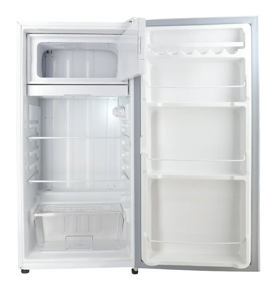 Dawlance 9106 SD R ND Silver Black Refrigerator side view