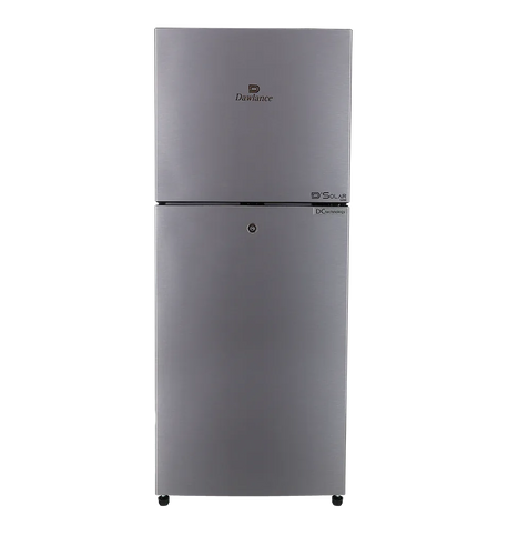 Dawlance 9140 WB D Solar Line Hairline Silver Refrigerator front view