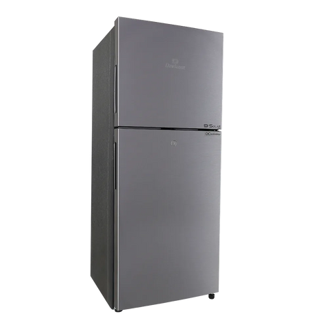 Dawlance 9140 WB D Solar Line Hairline Silver Refrigerator open view