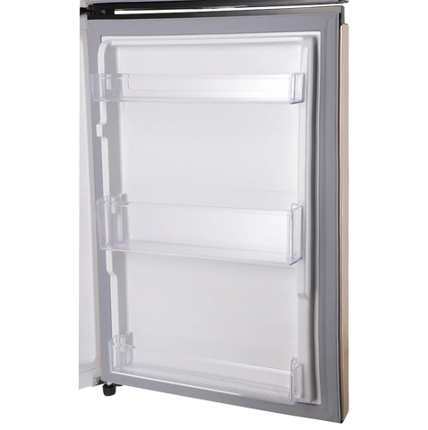 Dawlance 9149 WB E-Chrome Hairline Golden Refrigerator detail view
