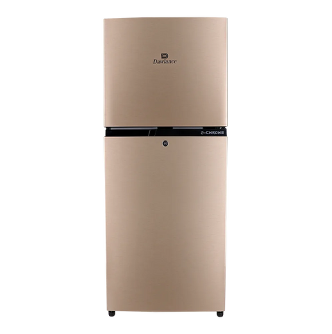 Dawlance 9149 WB E-Chrome Hairline Golden Refrigerator front view