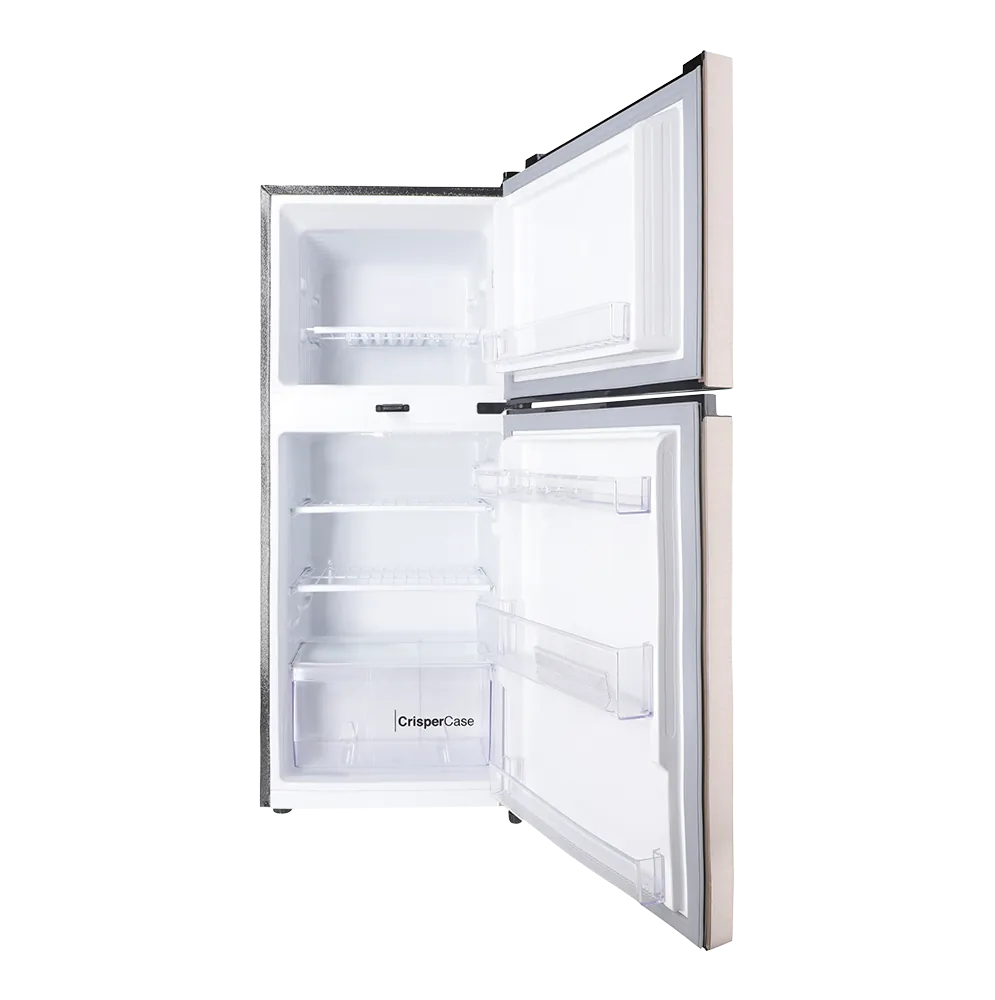 Dawlance 9149 WB E-Chrome Hairline Golden Refrigerator interior view