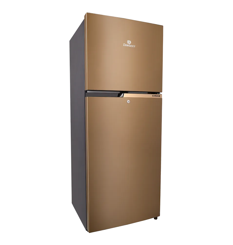 Dawlance 9160 LF Chrome Pearl Copper Refrigerator open view